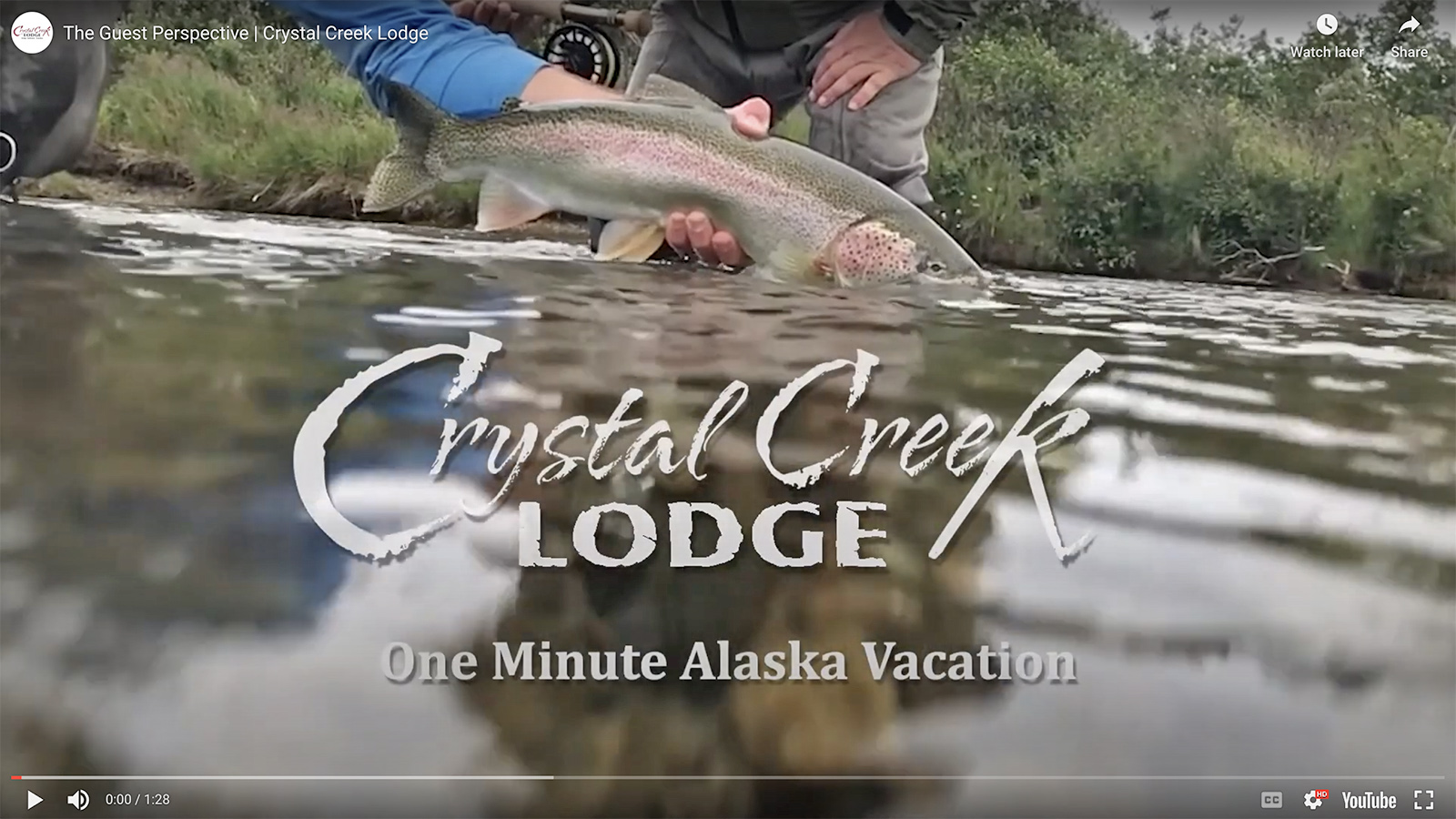 Fishing American Creek, Alaska