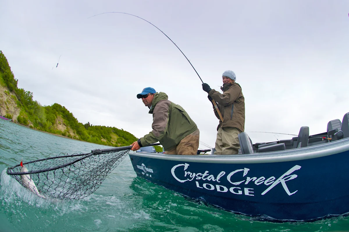 Alaska King Salmon Fishing - Crystal Creek Lodge