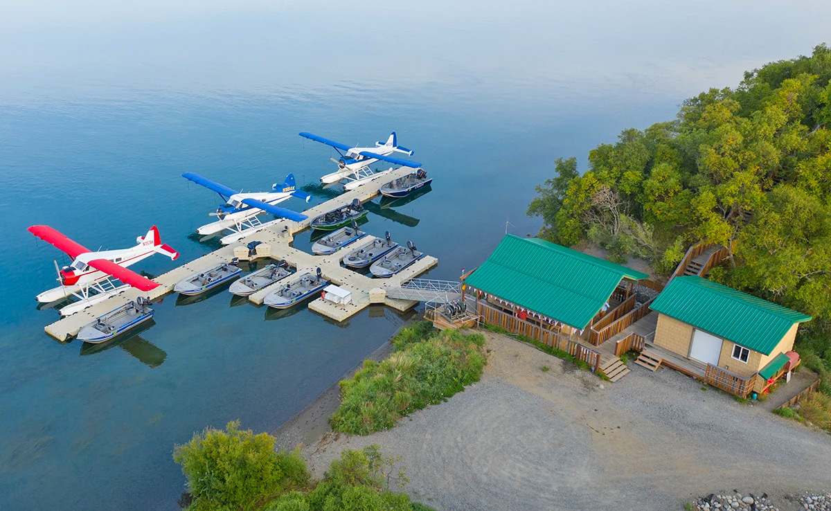 Float planes and boats for Fishing and Adventure at our Lodge