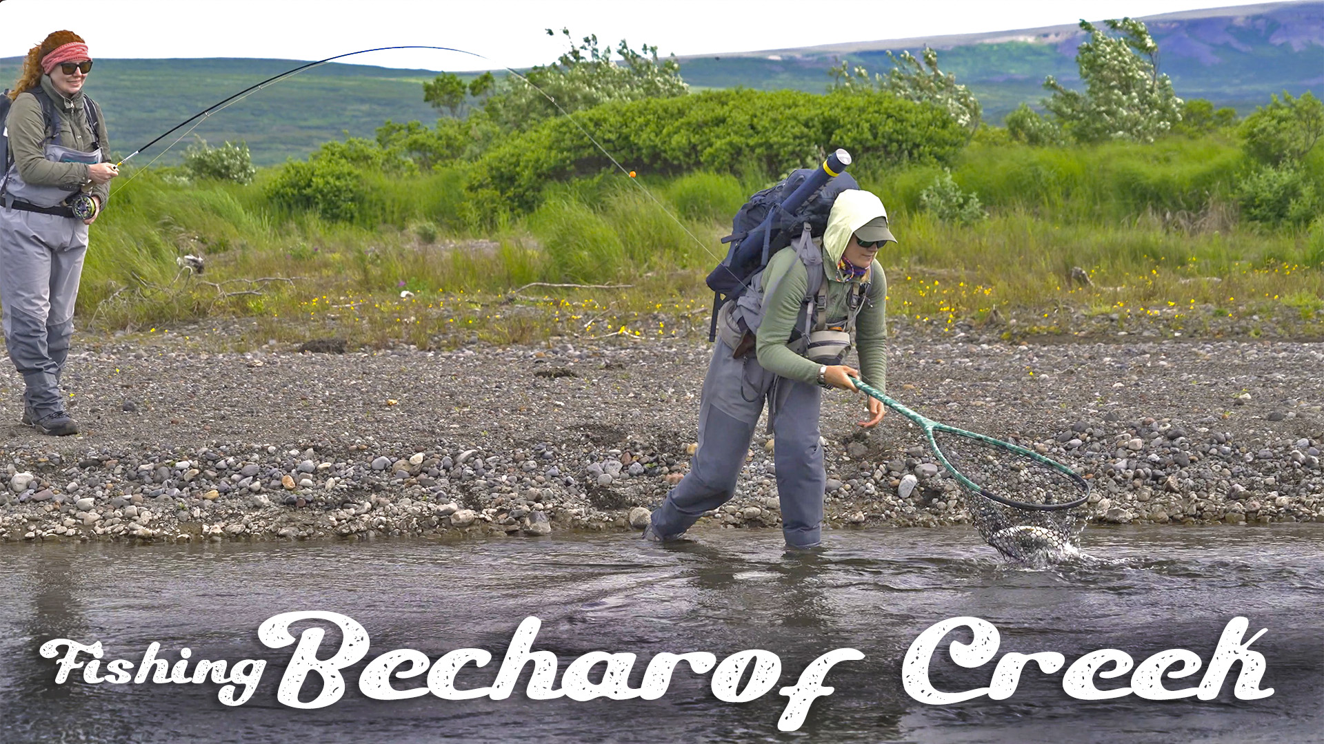 Fishing Becharof Creek